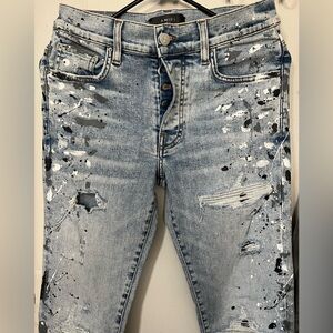 AMIRI Light Blue Denim Jeans